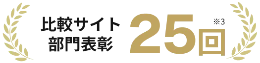 比較サイト部門表彰 25回